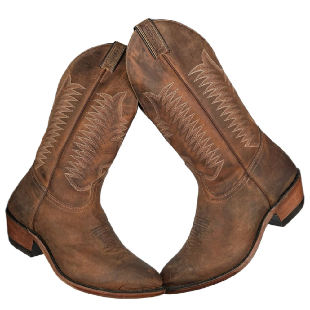 BOULET 1828 MENS COWBOY BOOTS SZ 8 WIDE